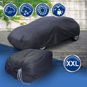 ECD Nemecko poťah na auto kombi, veľkosť XXL, 535x180x132 cm, čierny, z PVC, priedušný, nepremokavý, ochrana proti UV žiareniu, ochranná plachta na celú garáž