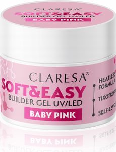 Claresa builder gel Soft&Easy gel baby pink 12g