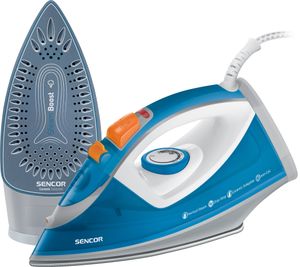SENCOR SSI 7710BL Napařovací žehlička, příkon 2400 W, keramická žehlící plocha, objem 300 ml, plynulá regulace teploty,samočištění Self-cleaning, Anti-Calc, Drip-Stop SENCOR SSI 7710BL Napařovací žehlička, příkon 2400 W, keramická žehlící plocha, objem 300 ml, plynulá regulace teploty,samočištění Self-cleaning, Anti-Calc, Drip-Stop