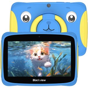 Blackview Tab 3 Detský tablet Android 13 Detský tablet 7" displej 4GB RAM 32GB ROM, 3280mAh, Tablet pre deti s prenosnou rukoväťou a krytom odolným proti pádu Predinštalovaný iKids/Google Play