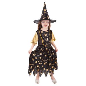 Hexen-/Halloweenkostüm für Kinder (S)