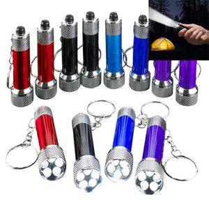 BISHOP Mini-LED-Taschenlampen-Schlüsselbund, 2,5 Zoll Mini-Kunststoff-Taschenlampe, 12er-Pack, verschiedene Farben