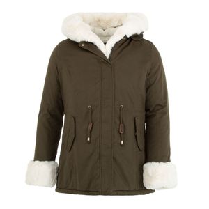 Ital-Design Damen Winterjacke von Egret Style Gr. 5XL/50 - khaki