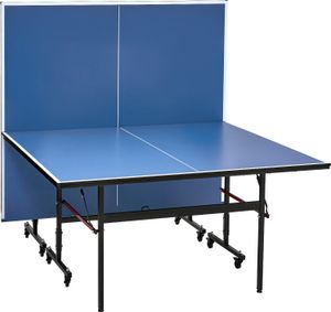 SucceBuy Ping-Pong-Tisch, professioneller Tischtennis-Tisch, Indoor-MDF, zusammenklappbar mit Schnellklemmnetz, feststellbaren Rädern, 12 mm dicke Tischplatten, einfacher Aufbau in 10 Minuten SucceBuy Ping-Pong-Tisch, professioneller Tischtennis-Tisch, Indoor-MDF, zusammenklappbar mit Schnellklemmnetz, feststellbaren Rädern, 12 mm dicke Tischplatten, einfacher Aufbau in 10 Minuten
