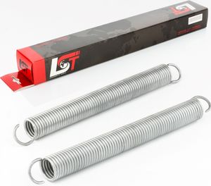 2x Garagentorfedern 430mm 68 Windungen Zugfeder Garage Tor Feder verzinkt