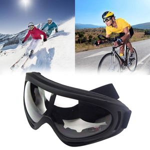 Schneebrille, Winddichte UV Schutz Fahrradbrille, Schneemobil Skibrille, Snowboardbrille, Skischutzbrille Unisex (Transparent)