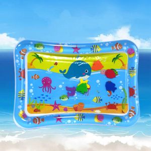 Baby Kinder aufblasbare Wassermatte, Wasser Spielmatte Wasserkisse Aktivitätscenter Bauchzeit BPA frei, 70*50cm