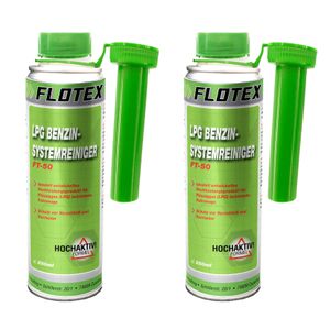 Flotex LPG Benzinsystemreiniger, 2 x 250ml Additiv Motor System Reiniger Benzin