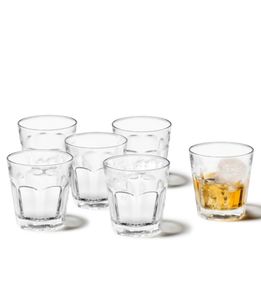 Leonardo Rock Becher klein, Trinkglas, Wasserglas, Cocktailglas, Latte Macchiato Glas, 250 ml, 6er Set, 12999