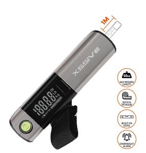 Xssive 2in1 Reise-Gepäckwaage Digitale Kofferwaage mit Maßband bis zu 50kg Gepäckwaage mit LCD Display & 1m Maßband Xssive 2in1 Reise-Gepäckwaage Digitale Kofferwaage mit Maßband bis zu 50kg Gepäckwaage mit LCD Display & 1m Maßband