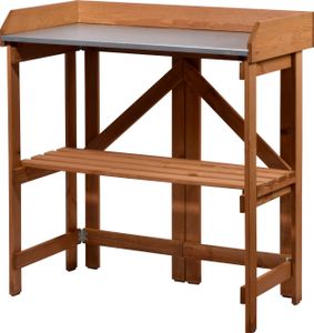 dobar Praktischer Pflanztisch ausKiefernholz, zusammenklappbar, 85x44x89cm