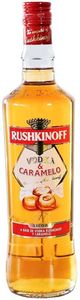 Vodka Rushkinoff Karamel Likör Weich und sanft auf der Zunge 1000ml