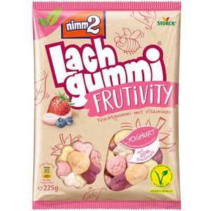 nimm2 Lachgummi Fruitivity Yoghurt Druchtgummi mit Vitaminen 225g