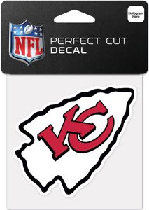 Wincraft Aufkleber 10x10cm - NFL Kansas City Chiefs