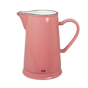 Cabanaz - Kanne Keramik 1,6l Pink (1201656) Krug Wasserkrug Karaffe Vase Retro