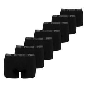 7er Pack PUMA Herren Boxershorts Shorts Unterhosen Everyday Boxer, Farbe:Schwarz, Wäschegröße:M, Artikel:-001 black / black