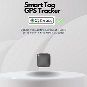 Smart Tag - Airtag kompatibel mit Apple ,,Find My''  - Schlüsselfinder, GPS Tracker, Tonbenachrichtigung bei Aktivierung der Suchfunktion