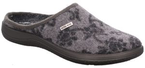 Rohde Damen Schuhe Hausschuhe Pantoffeln Filz Bari 4839, Größe:40 EU, Farbe:Grau