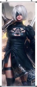 NieR Automata Roll picture | Kakemono made of fabric I Poster 100x40cm I Motiv: YoRHa No.2 Type B