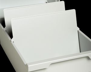 Exacompta 54340D Trennplatte DIN A5 quer - Lichtgrau