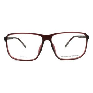 Porsche S Prescription Glasses Frame, Red, 60mm For Men