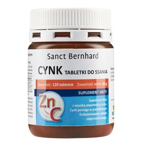 KRAUTERHAUS SANCT BERNHARD Cynk + Witamina C (120 tabl.)
