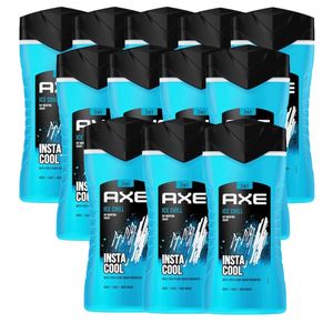 Axe  3-in-1 Duschgel & Shampoo Ice Chill für langanhaltende Frische und Duft nach der Dusche  getestet 250 ml 12 Stück