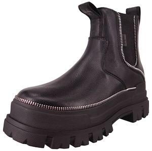 Buffalo Damen Elegante Stiefelette 1270089 Schwarz
