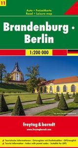 Brandenburg - Berlin, Autokarte 1:200.000
