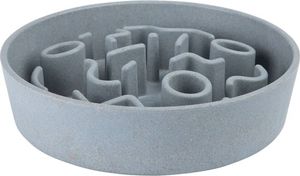 DISTRICT70 Anti-Schling-Napf für Hunde Bambus 21 cm Eisblau