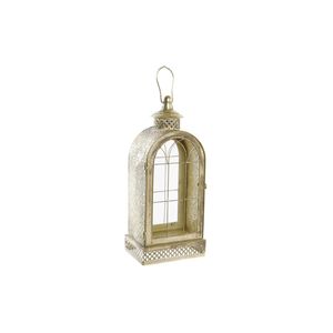 Latarnia DKD Home Decor Crystal Gold Metal Arab Decapé (18 x 13 x 43 cm)