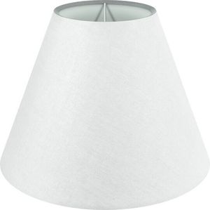 Wogati® Premium Lampenschirm E14/E27 Baumwolle | Weiß / Größe: S
