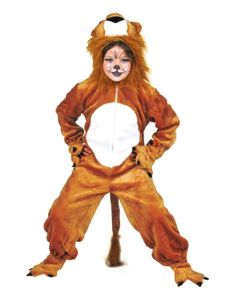 Löwen Kostüm Sanwa für Kinder, Größe:104