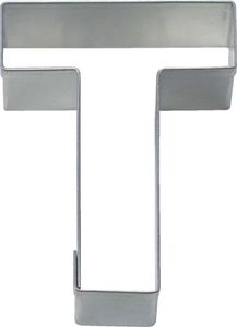 Städter Ausstecher Buchstabe T, Ausstechform, Plätzchenform, Keks, Plätzchen, Edelstahl, 6.5 cm, 112896 Städter Ausstecher Buchstabe T, Ausstechform, Plätzchenform, Keks, Plätzchen, Edelstahl, 6.5 cm, 112896