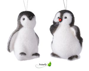 Anhänger Mix Pinguin Kunststoff 9cm, 2er Set