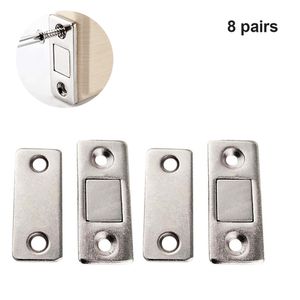 Tür Magnete für Schranktüren 8 Stück Magnetschnäpper Stark Magnetverschluss Schrank Schubladen Magnet Türschließer Türmagnet