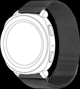 topp - Armband Samsung/Garmin/Huawei Watch, Mesh, grey "wie neu"