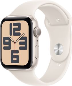 Apple Watch SE GPS 44mm Starlight Aluminium Case with Sport Band