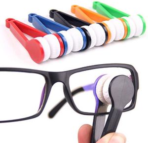 Brillenreiniger, 5 Stück, Mini-Sonnenbrillen, Brillen, Mikrofaser, Brillenreiniger, Reinigungsbürste, tragbarer magnetischer Glasreiniger