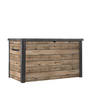 Keter Gartenbox "Ontario" 870L - Holzoptik Pinie - 147x83x86 cm - mit Gasdruckfedern