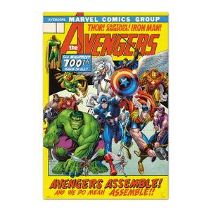 Poster Marvel Avengers 100th Issue 61x91.5cm