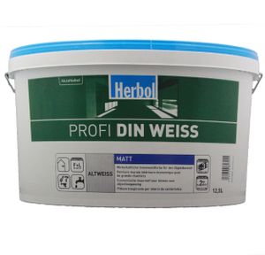 Herbol Profi DIN Altweiß 12,5 Liter Innenfarbe