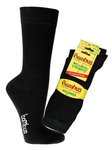 3 Paar Bambus Viskose Socken verstärkt für längere Haltbarkeit Damen Herren Gr. 35-38