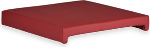 Klemmkissen Sitzkissen mit 2 Leisten Klemmtiefe 40cm, Farbe:taupe