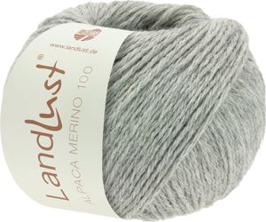 Lana Grossa - Landlust Alpaka Merino 100 0307 hellgrau