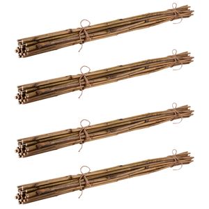 100 Stück Bambusstäbe, Rankstäbe, Pflanzenstäbe aus Bambus 120 cm naturfarbend