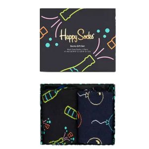 Happy Socks 2er Pack Uni Socken - Geschenkbox, Farbmix You Did It 41-46