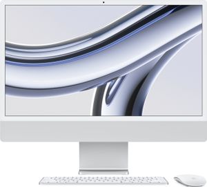 Apple 2023 iMac 24', M3, 8-Core CPU, 8GB, 256GB SSD: Silber