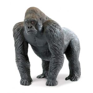 Safari wildtiere Gorilla junior 25,5 cm dunkelgrau, Farbe:Dunkelgrau