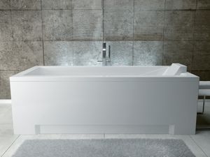 Badewanne MODERN 160x70 mit Füßen , mit Siphon (ohne Schürze)+weiße Kopfstütze GRATIS